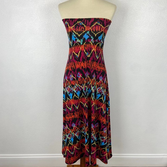 LuLaRoe Dresses & Skirts - LuLaRoe Maxi Skirt Multicolor Abstract Pattern